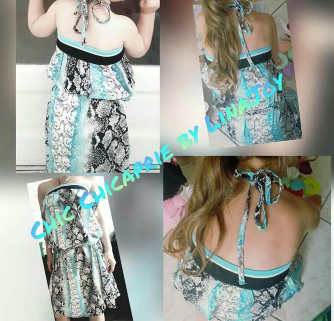 Robe Turquoise 4 ANS OU 12 ANS 