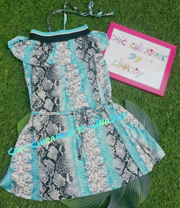 Robe Turquoise 4 ANS OU 12 ANS 