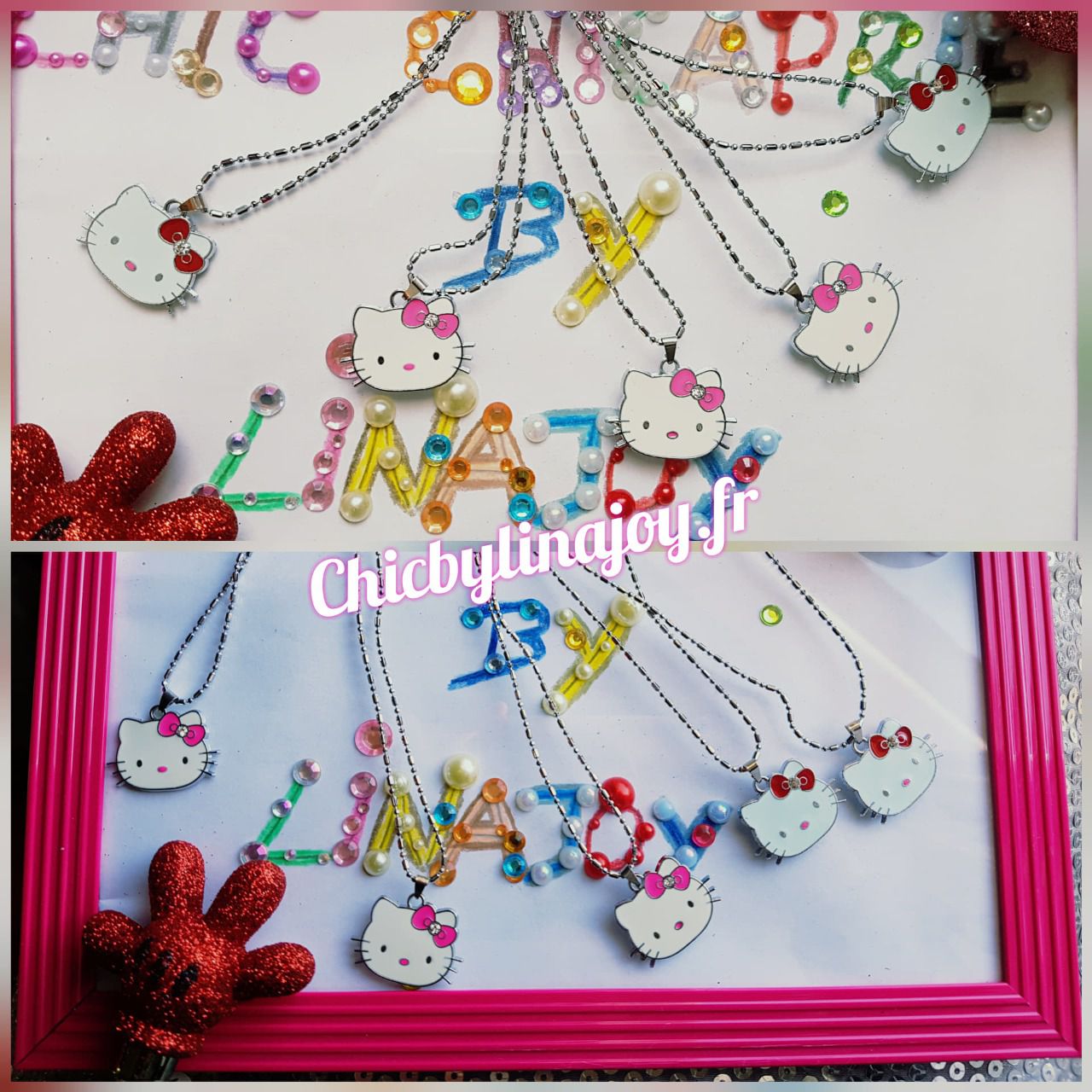 Collier & pendentif Hello Kitty - Chicbylinajoy