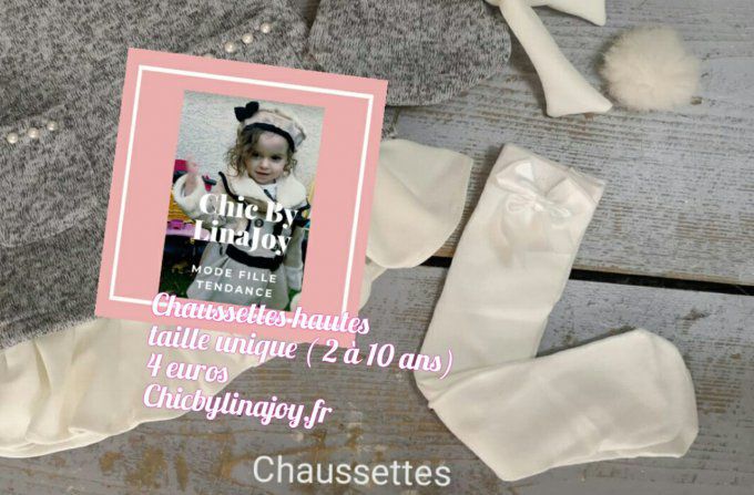 Chaussettes hautes noeud