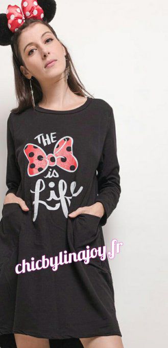 Robe Sweat Bow Minnie 