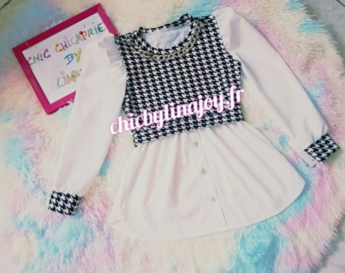 Chemise tunique chaine  8 ans 