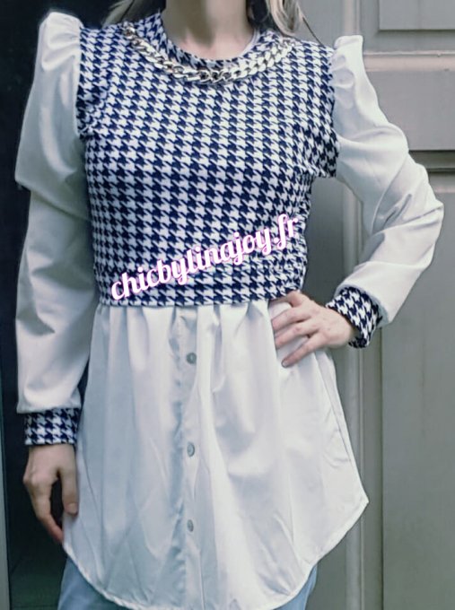 Chemise tunique chaine  8 ans 