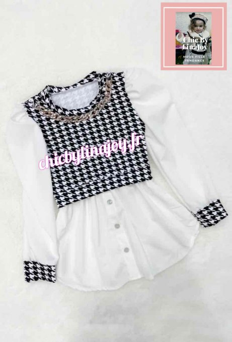 Chemise tunique chaine  8 ans 