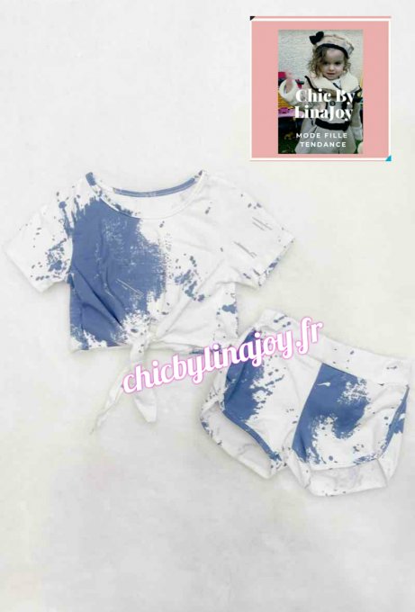 Ensemble short Tie & Dye 