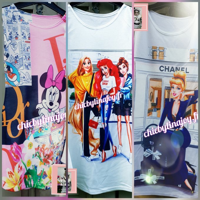 Robes princesses & Minnie Luxe 