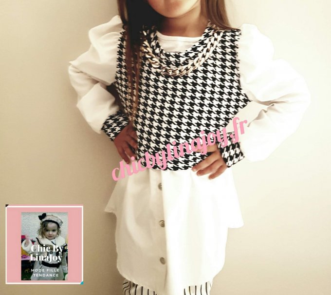 Chemise tunique chaine  8 ans 