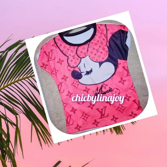 Top Minnie Lv lux 